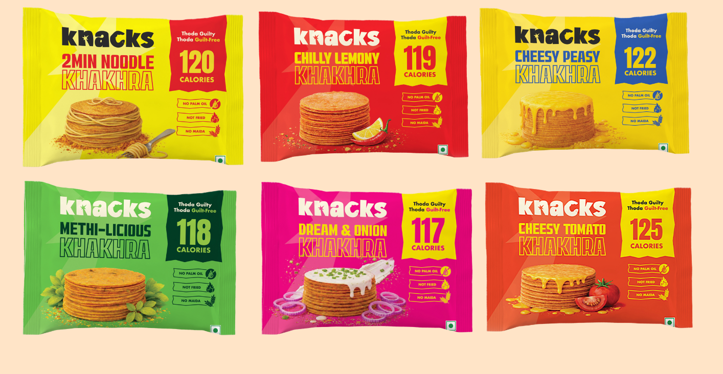 Knacks — Healthy Baked Khakhra Snacks | Under 125 Kcal – Knacks Snacks