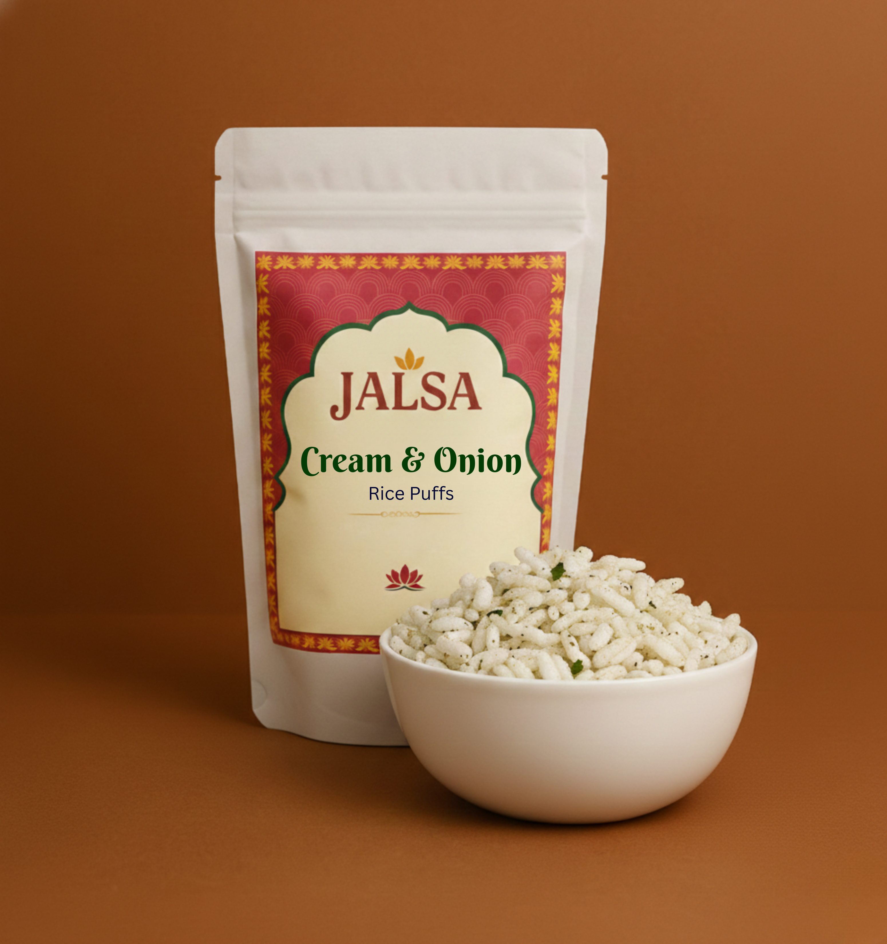 Cream & Onion Puffed Rice