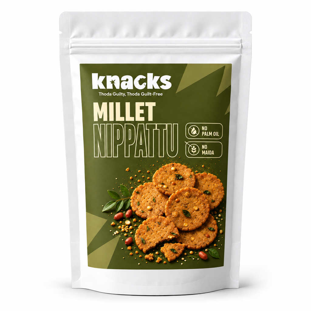 Knacks Millet Nippattu - 150g (Pack of 2)