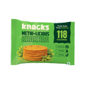 Knacks Methi-licious Baked Khakhra — 118 kcal, no palm oil, no maida, whole wheat coin snack
