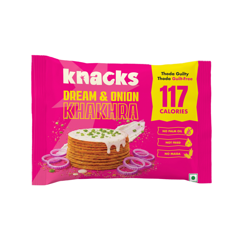 Knacks Dream & Onion Khakhra (6 Packets)